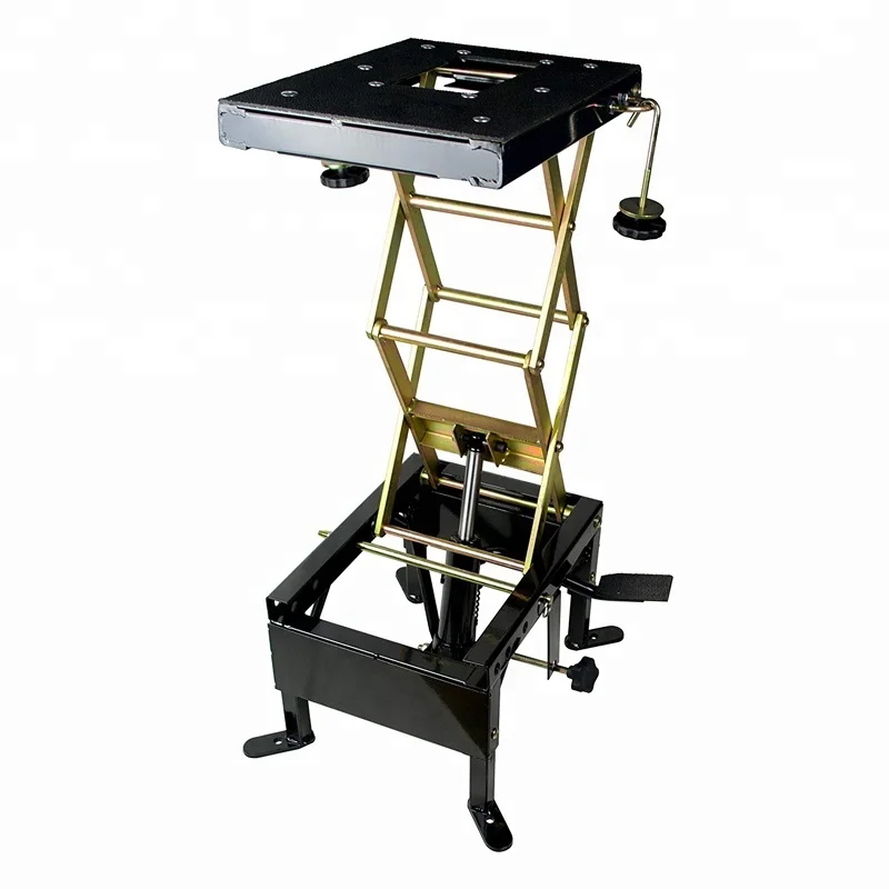 Scissor Hydraulic MX Lift Stand Max 350 LBS (2T Bottle Jack) SMI2091-2T