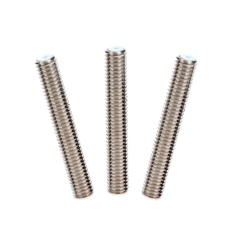 
GIULY MK8 M6x40mm Stainless Steel Nozzle Throat with Tubes Pipes for 1.75mm Filament 3D Printer Parts 