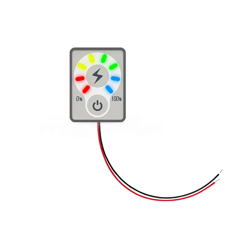 BW-TD16 светодиодный индикатор уровня емкости аккумулятора, тестер монитора аккумулятора для автомобиля, электровелосипеда