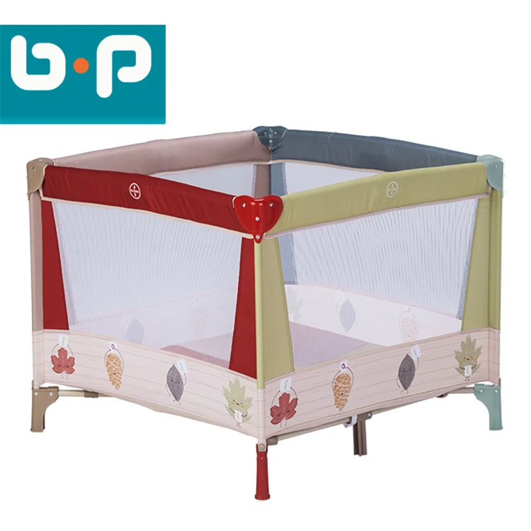 
OEM cheap square steel folding portable European quality baby playpen 