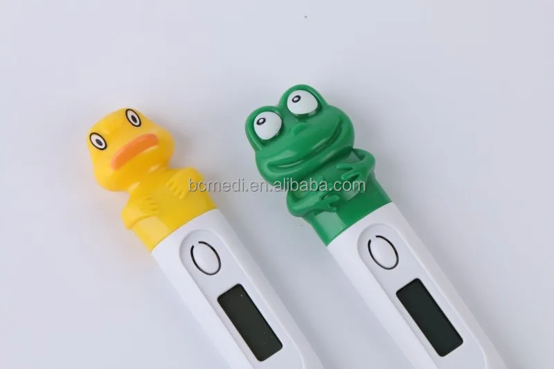 cartoon baby cute animal shaped waterproof digital thermometer