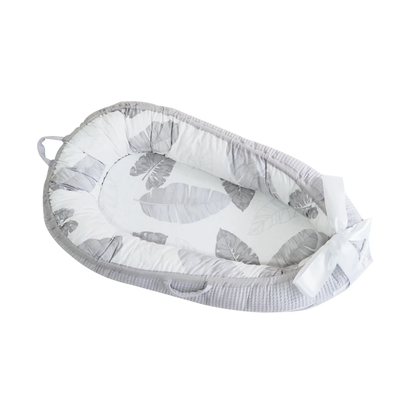 
Wholesale Manufacturer Amazon Cotton Crib Nest Baby Bed Portable for Infants 