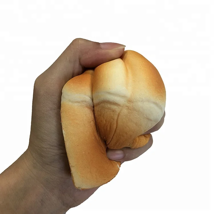 China supplier custom super soft pu foam small loaf bread squishy toy