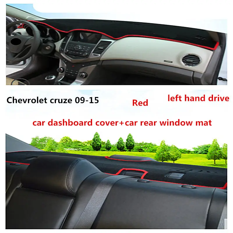 Taijs Factory Car Logo Customization Car Rear Window Cover Car Dashboard Mat Sun Protection for Chevrolet Cruze