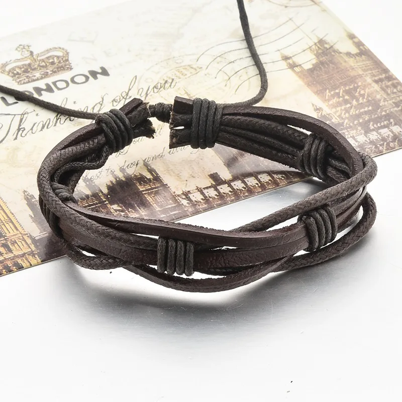 Fashion Leather Bracelet Men,Women Leather Bracelet,Braided Leather Bracelet