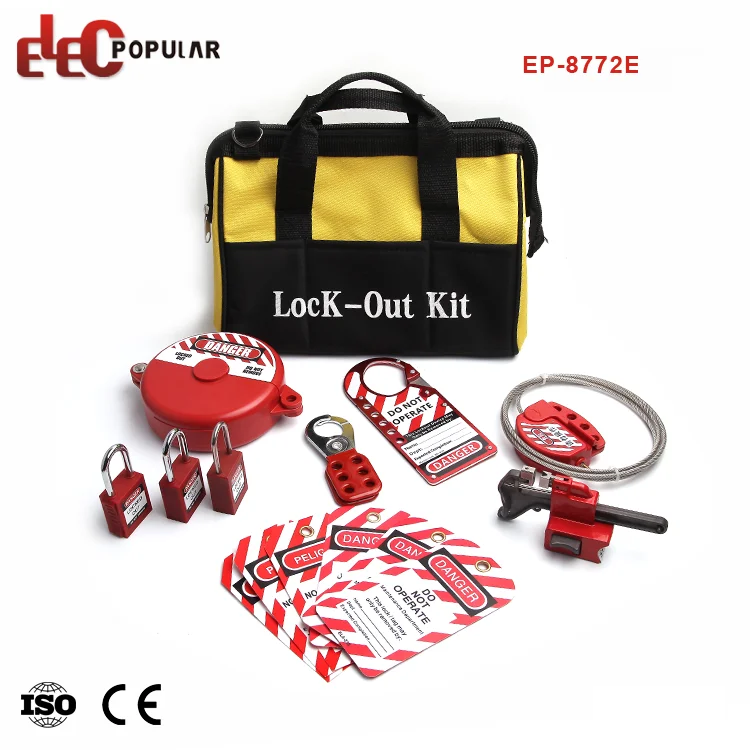 Industrial Personal Safety Breaker Lockout Tool Bag Kit