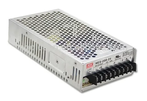  Бренд Mean Well представляет LED источник питания NES-200-5/лучшее Сделано в Китае 110V 101 - 200W 40A muenled 215x115x50 мм 4 6 ~ 5 V 47 63 Гц ≥