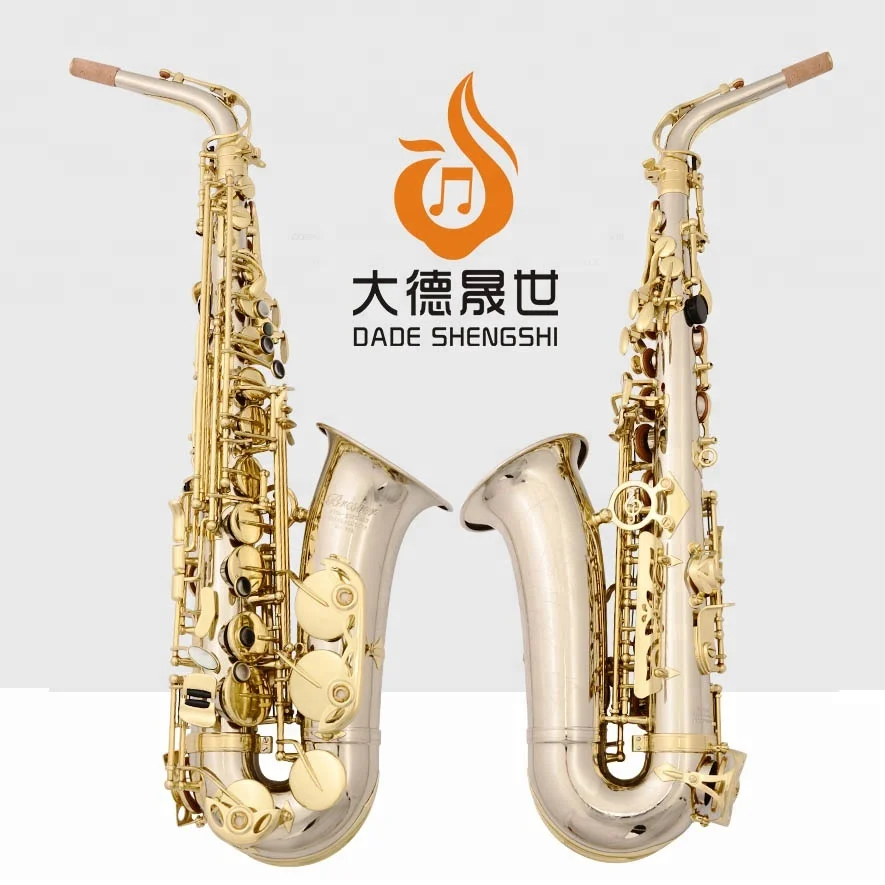 
Accept OEM Dasheng Music DSAS-713 Professional White Brass Pro Cheap Saxophones 