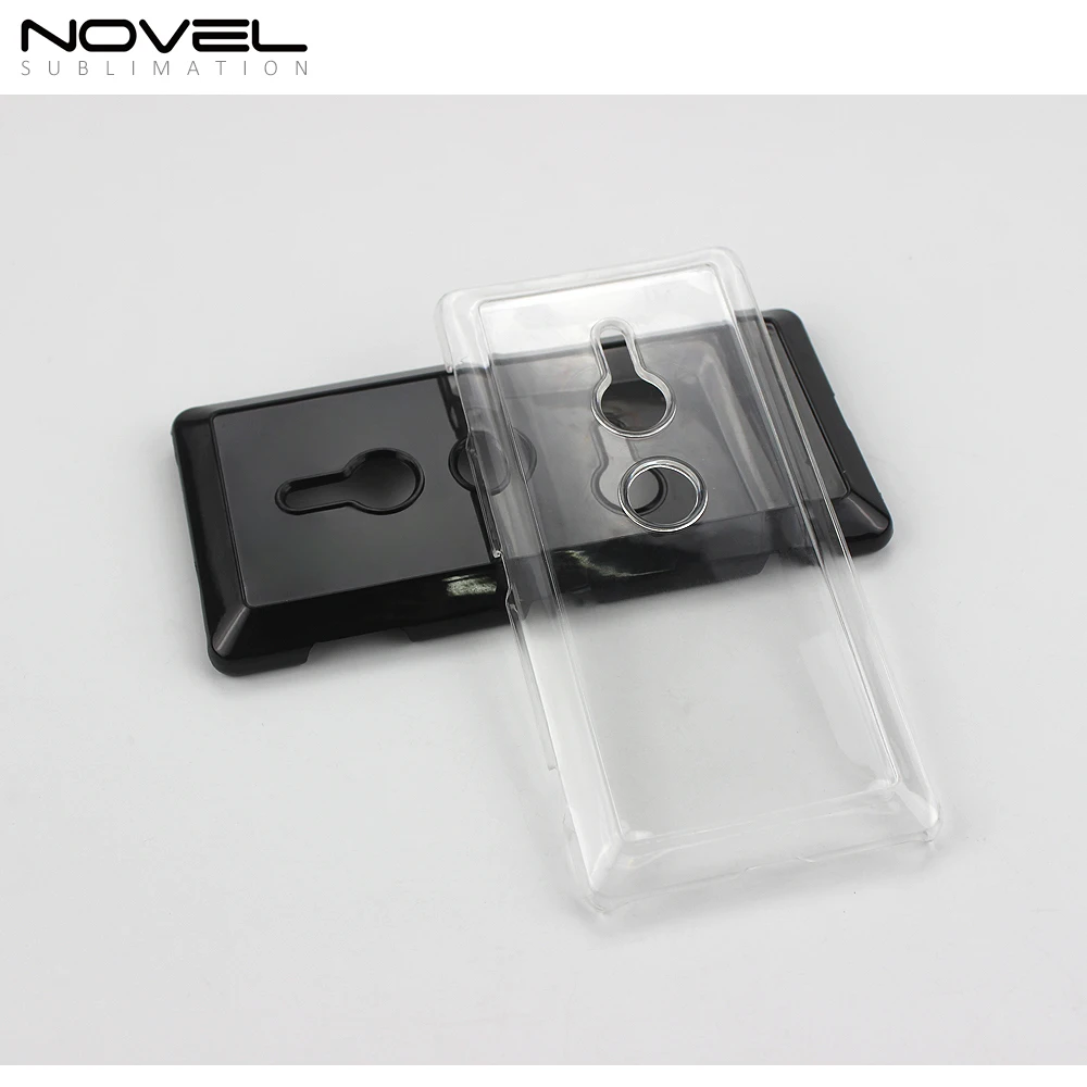 Hotly sales 2D Blank Hard Plastic Sublimation Phone Shell For Sony XZ2