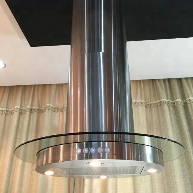 Древесный маскаренский установленный надплитный вытяжной зонт