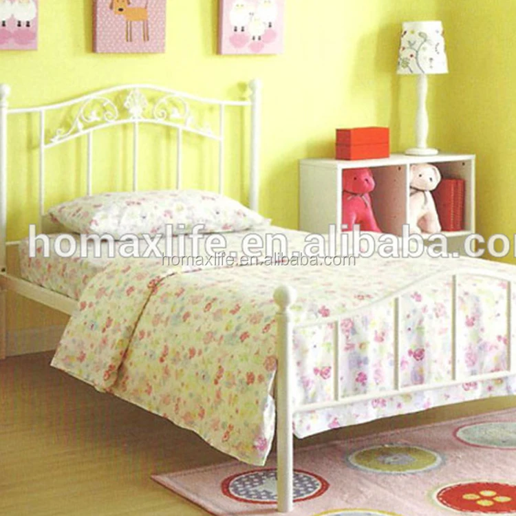 Новый стиль Дети односпальная кровать из кованого железа конструкции