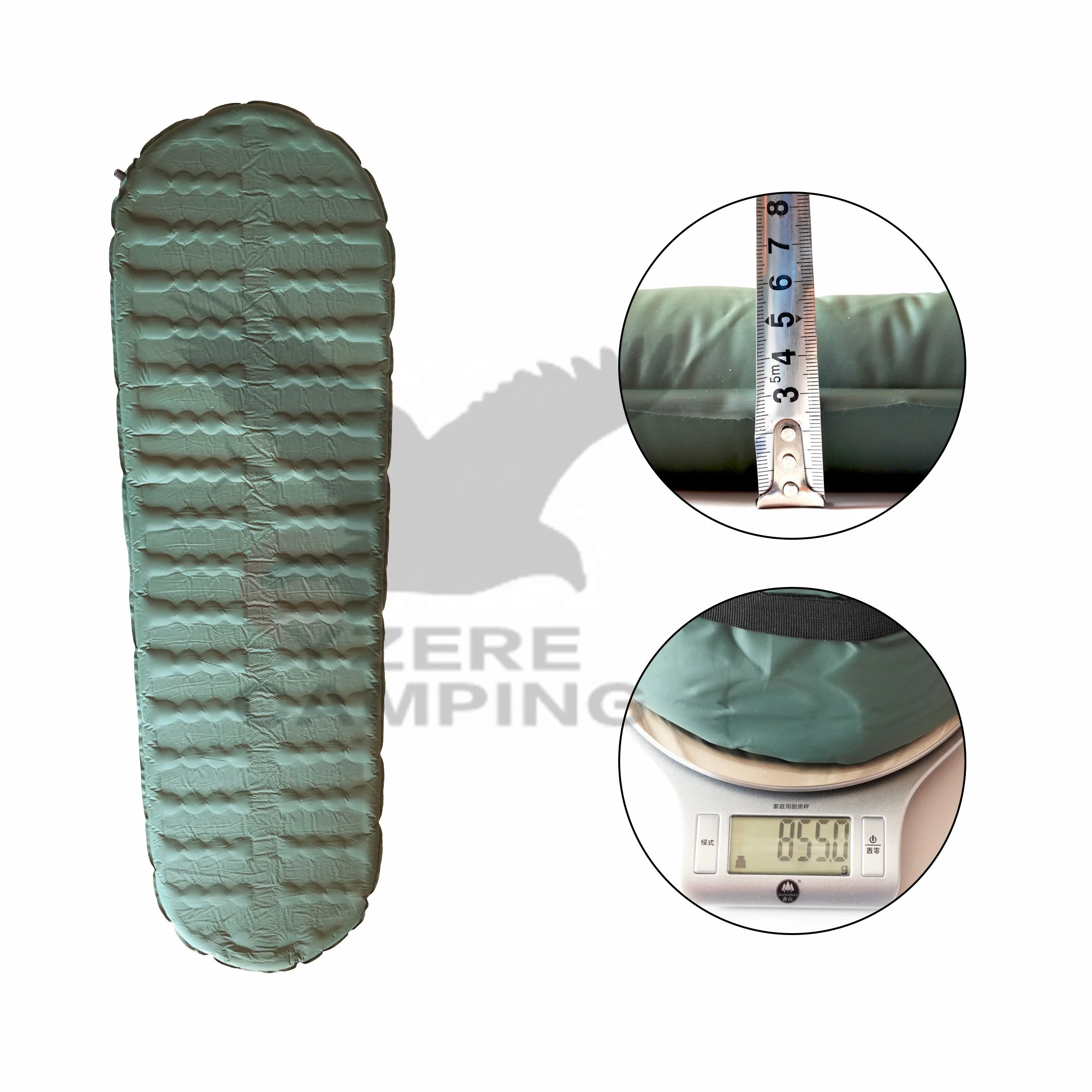 2024 most fashion and best sell product,Ultralight sleeping pad/mat,half foam half inflate,fish bone sleeping pad