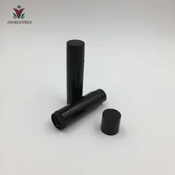 Make Your Own Solid Lotion Bar Travel Size Mini Empty Chapstick Container Tube 5ml White Black