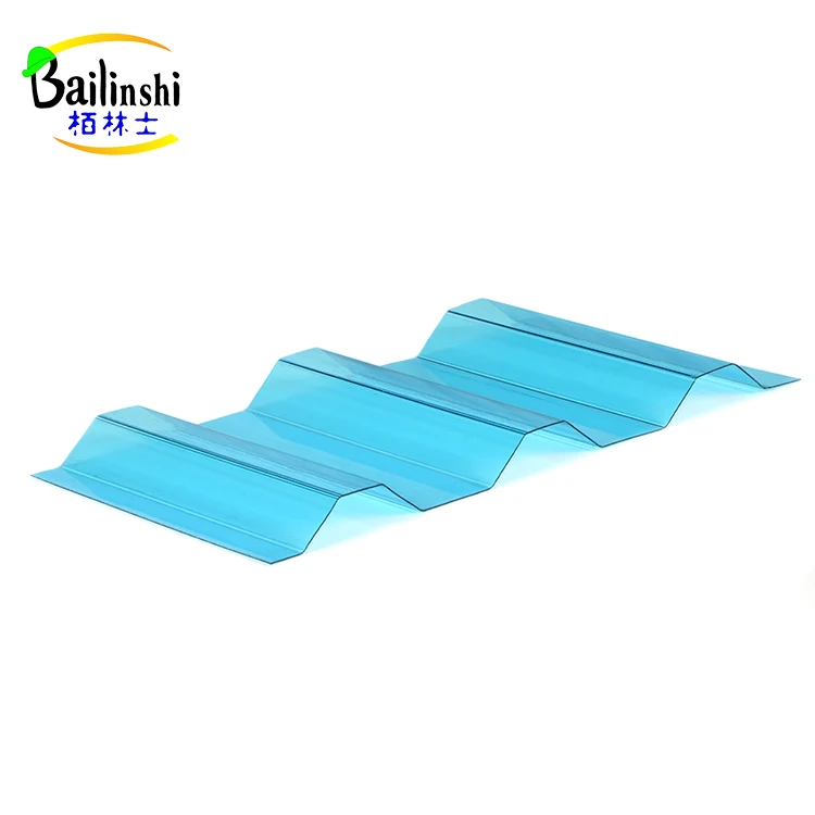 Sinusoidal Corrugated Plastic Roof Tile Italian Style For Conservatory