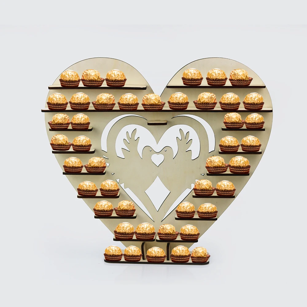 custom modern ferrero rocher chocolate display stand for sale