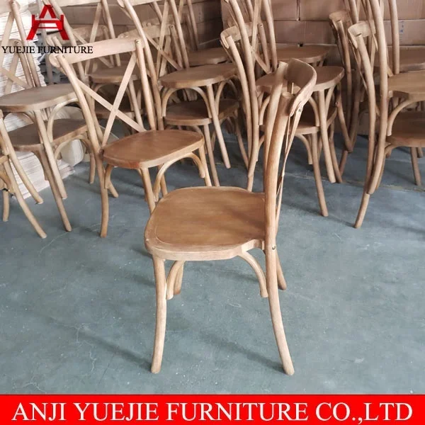 
Stackable Beech Wood X Back Chair 