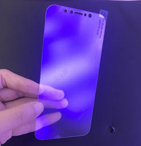 Eyes Protector Anti blue purple light tempered glass screen protector for iphone 6 7 8 plus  iphone x xs 11 12 13 mini pro max