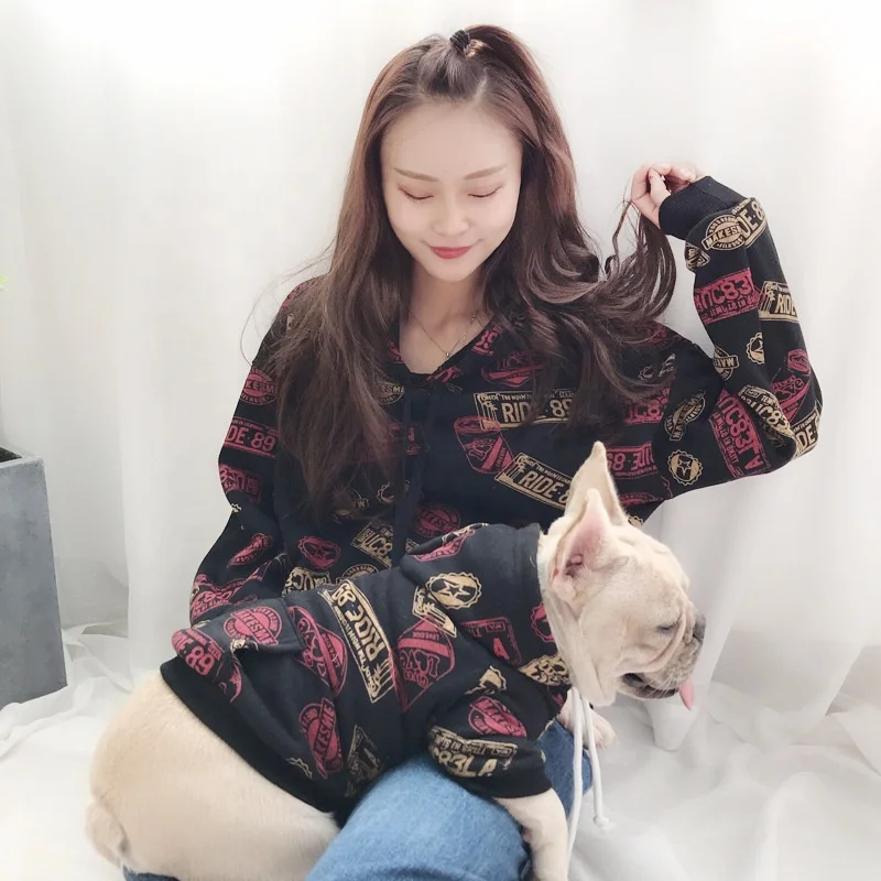 New Design Cotton Hoodies Clothes Winter Warm Matching Dog and Owner Clothes for Dogs Pet Apparel & Accessories Coats & Jackets