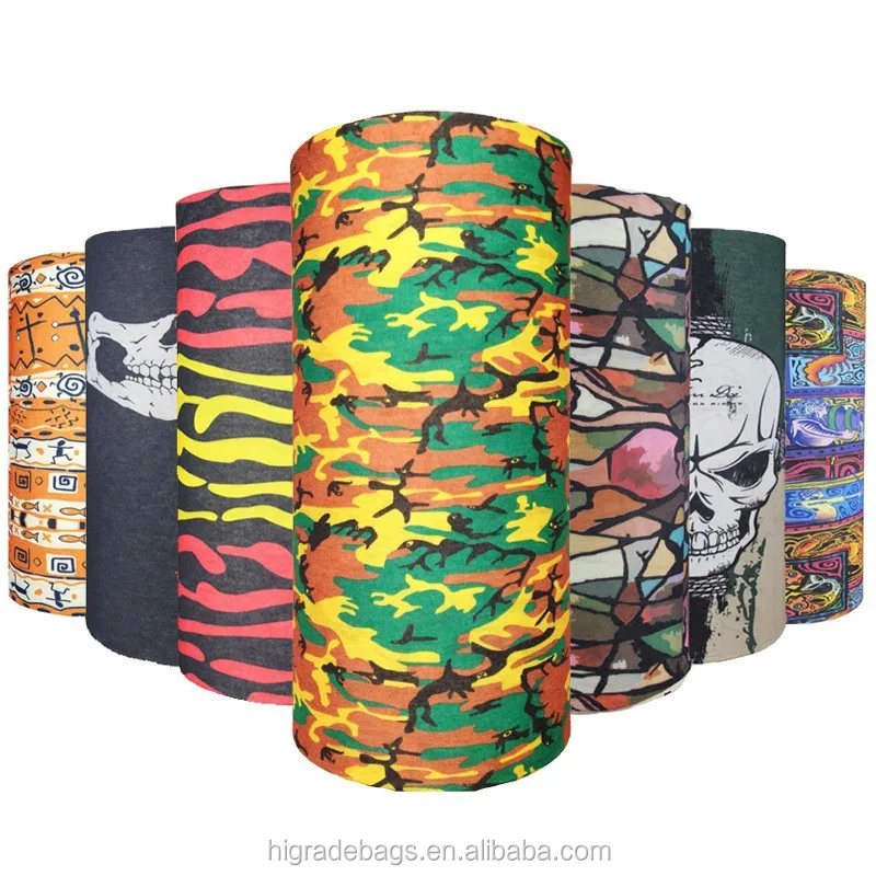custom Seamless Tube multifunctional tubular printing bandana