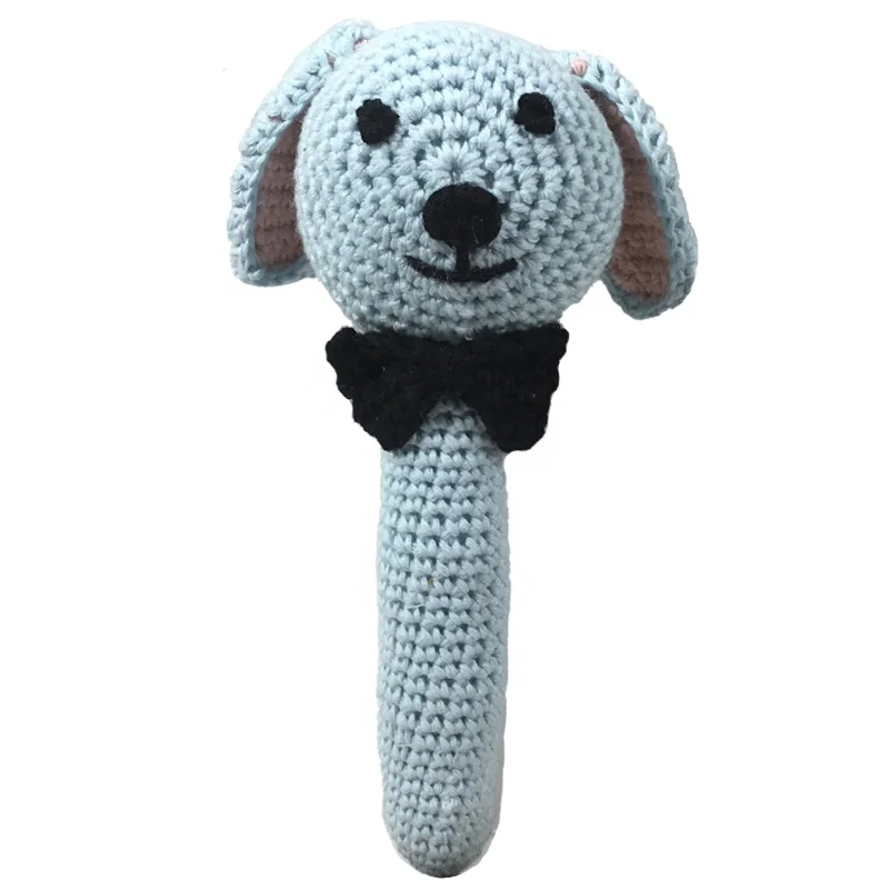 Детские игрушки ручной работы из хлопка, детские игрушки-погремушки с крючком