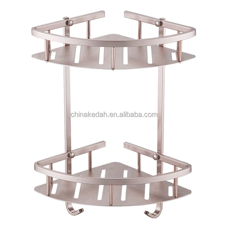
High quality cheap discount space aluminum double wall corner shelves L5120-1S 