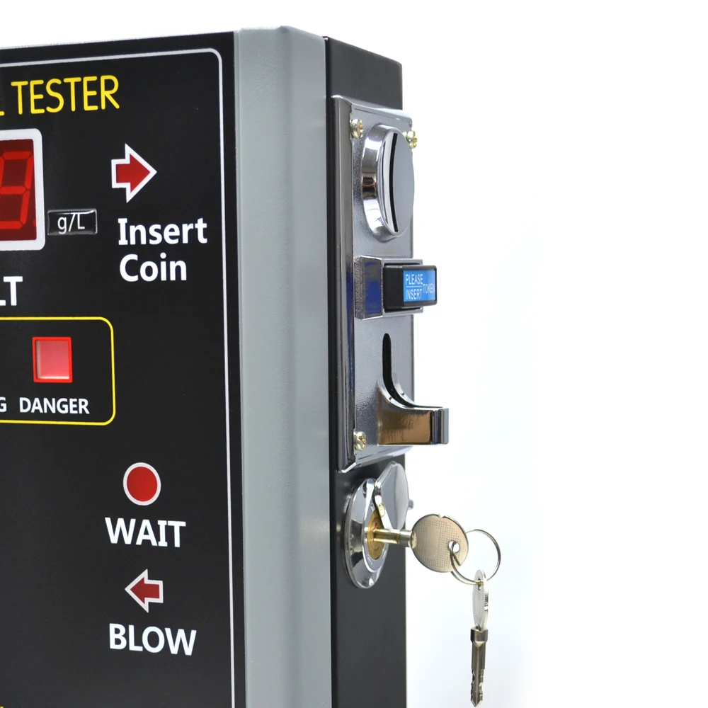 Монетная обмена топливных элементов Датчик тестер алкоголя в выдыхаемом воздухе ЖК-дисплей Алкотестер от китайской фабрики