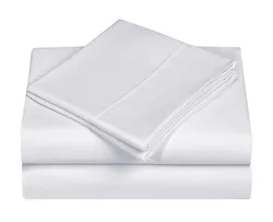 Hotel Elastic Copper Fabric Infused Bed Sheets Cover Set  Bedding Set, Fitted Bamboo Cotton Bedsheets