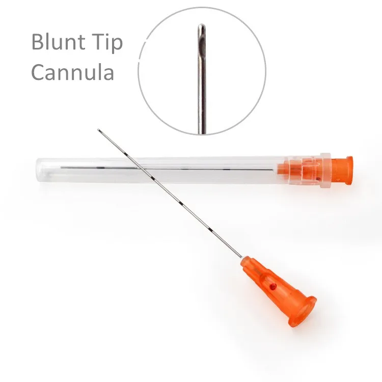 
Stainless Steel Blunt Dermal Filler 30G 40mm Micro Cannula 
