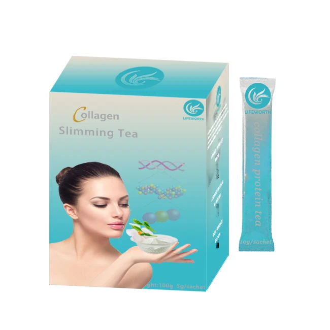 Lifeworth Bulk Whitening Collagen Tea Powder Drink