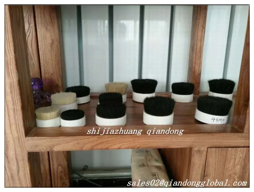 
Made In China Pig Hair Boar Bristles,Double Two Times 44mm Boiled Bristles 90% tops,White Bristle/Black Bristle/Grey Bristle 