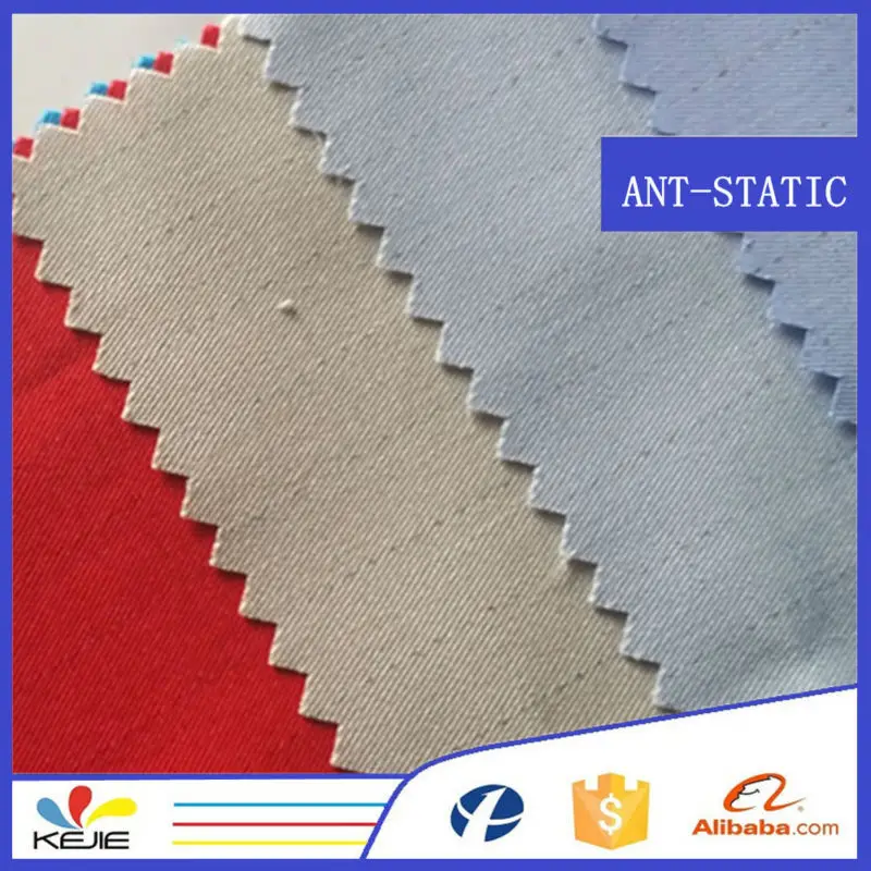 Транспортная спецодежда ткань обмывания CVC тонкая саржа