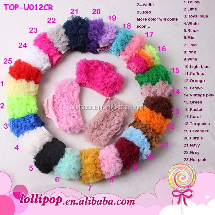 
Top Quality Various Solid Kids Baby Garment Models Diaper Cover Dressy Bloomers Cotton Infant Newborn Tutu Skirt Bloomer 