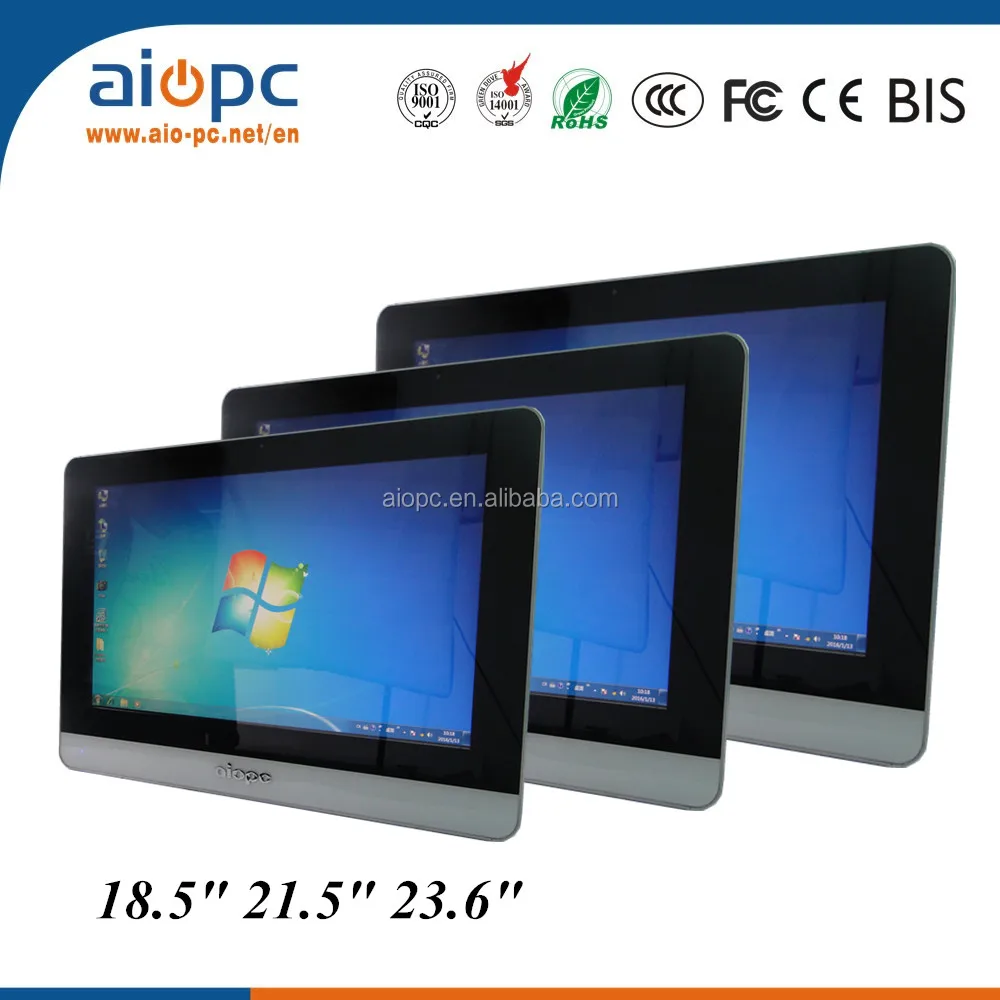 New products desktop PC computer i3/i5/i7 all in one manufacture made in china high quality support win10 touch