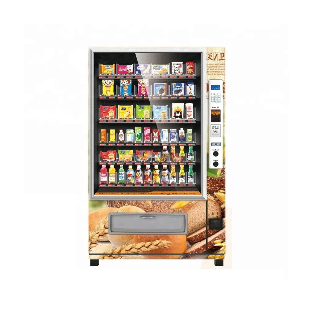 automat snack food vending machine with lift system