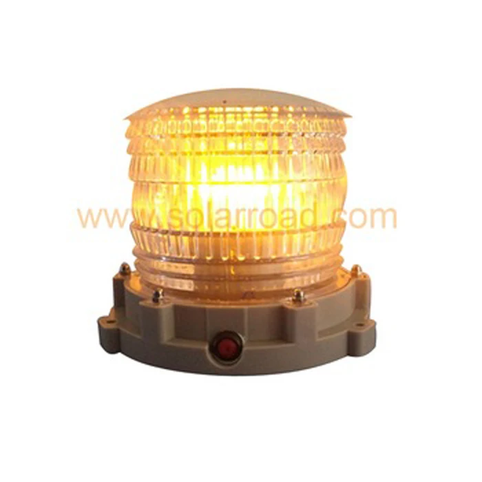 
SOLARROAD RS-712-02 Traffic Beacon LED Lighting Warn Guidance Flash Tower Crane Solar Warning Light 