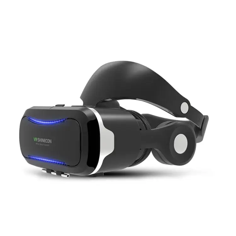 
Virtual Reality 3D Headset, VR Glasses with Headphone, earphone better than VR and VR Shinecon 