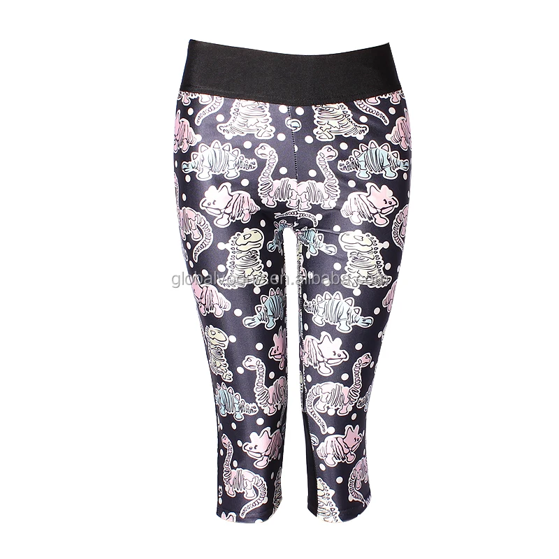 Wholesale Sexy Capri tights skinny Damen Girl Basic Leggings Leggins 3/4 Plus Size Shorts