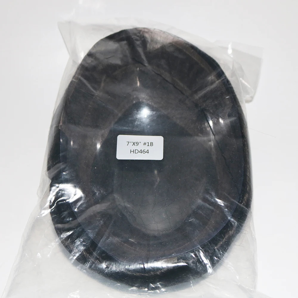 Real Human Hair Man Toupee Remy Hairpieces Swiss Lace With Clear Poly Around Free Shipping Toupee Mens