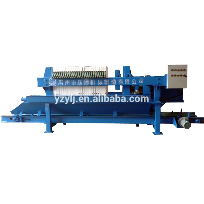 1000 type filter press machine for Sludge treatment mine metallurgical coal washing beneficiation
