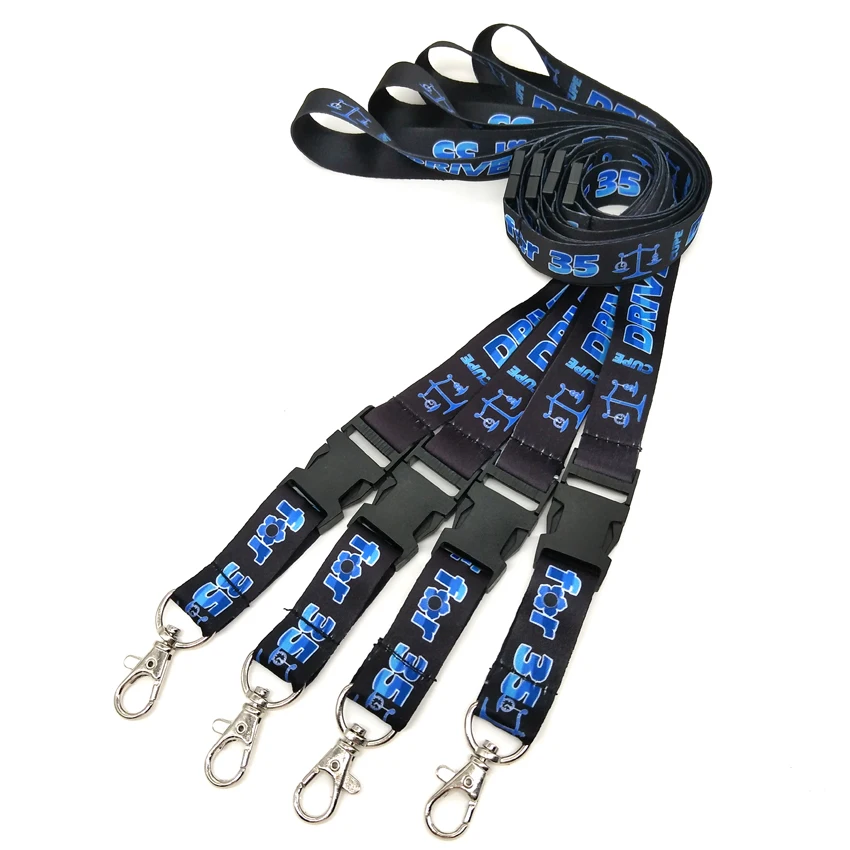 High Quality Custom Heat Transfer Printing Card/ Badge Holder Lanyard