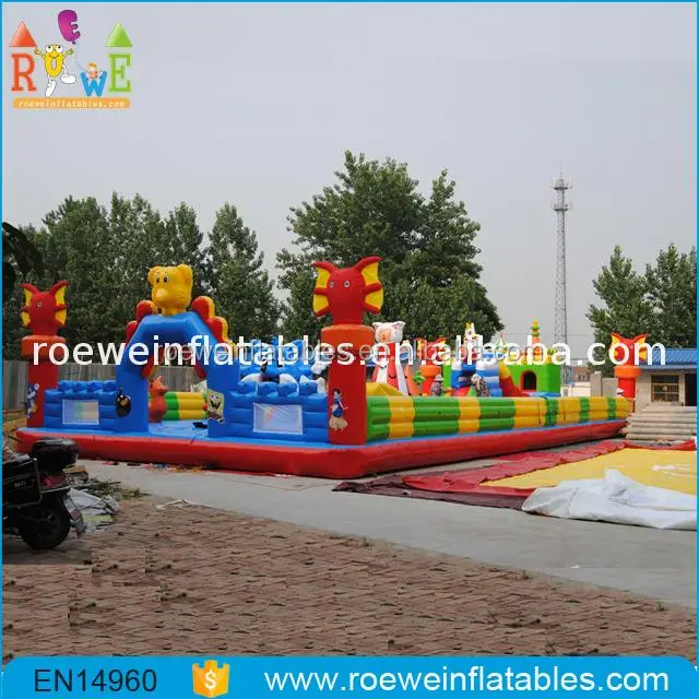 
 Фабрика высокое качество надувной замок Продажа Канада материал отказов дом надувные  