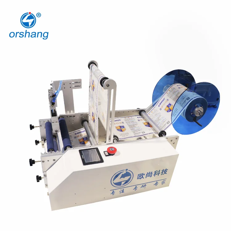 2023 Semi Automatic Round Honey Water Bottle Label Machine Plastic Bottle Automatic Labeling Machine