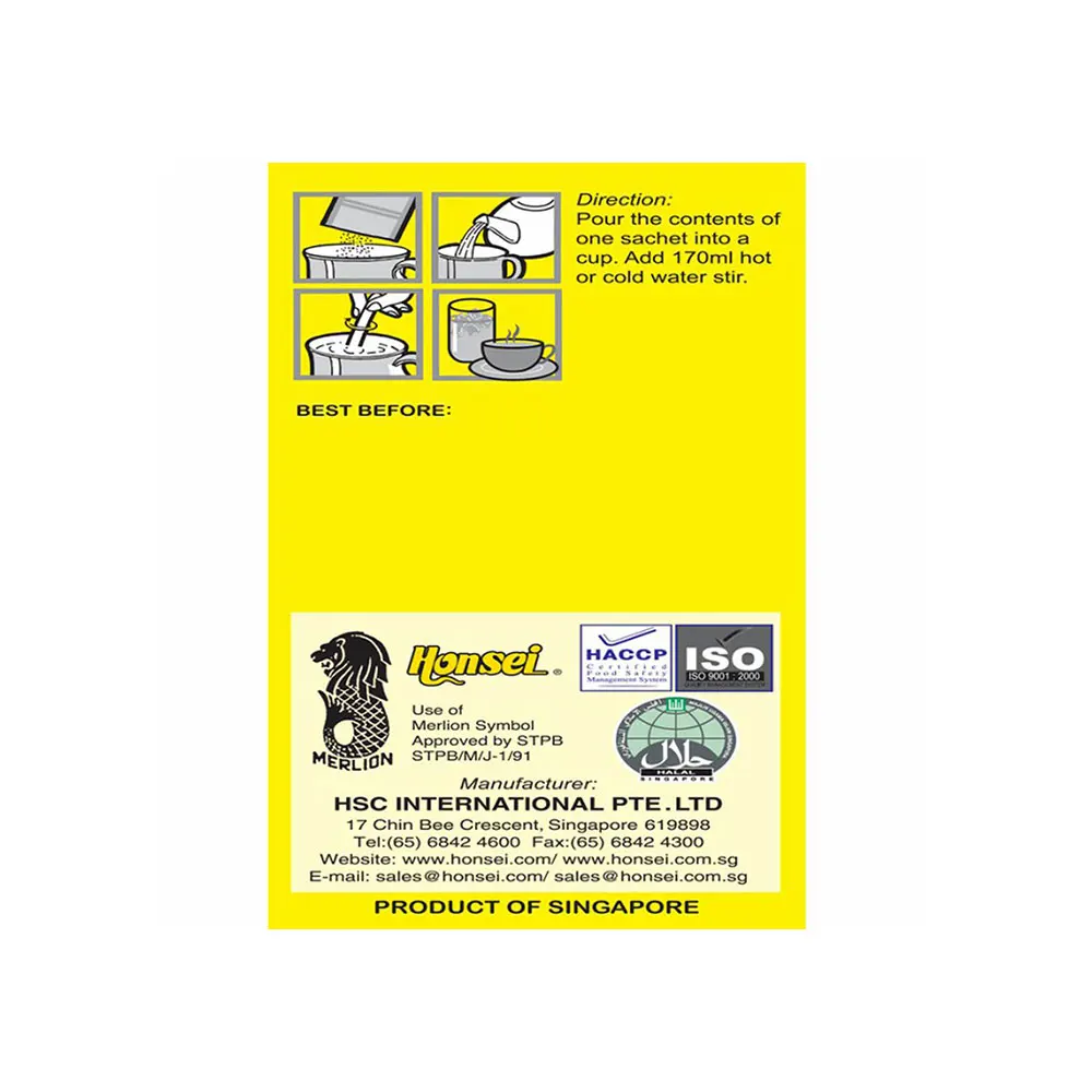 High quality special organic lemon slimming tea HACCP ISO Certification From Singapore