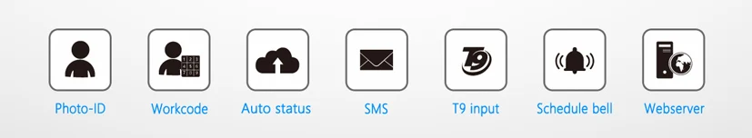( Model 3000T-C )  Biometric Fingerprint Time Attendance System with webserver & ADMS function