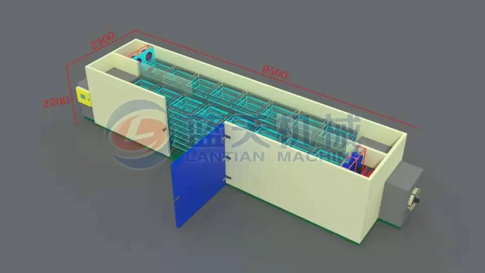 Промышленная сушильная машина для брикетов угля для кальяна