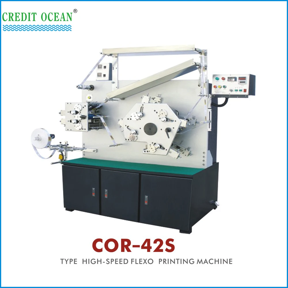 on-running registration flexo garment label printing machines