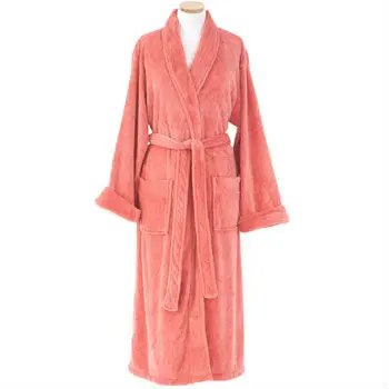Wholesale Luxury Unisex Cotton Terry Bathrobe with Velour microfiber Cotton Hotel and Home Use Easy Dry and Soft
