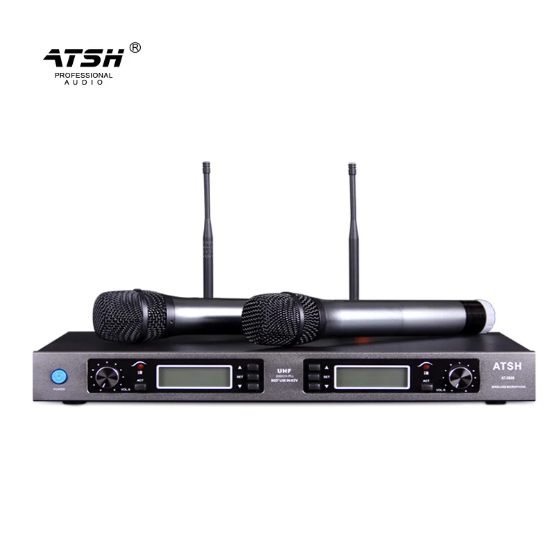 China factory wholesale stage ktv professional performance wireless microphone amplifier family karaoke microphone