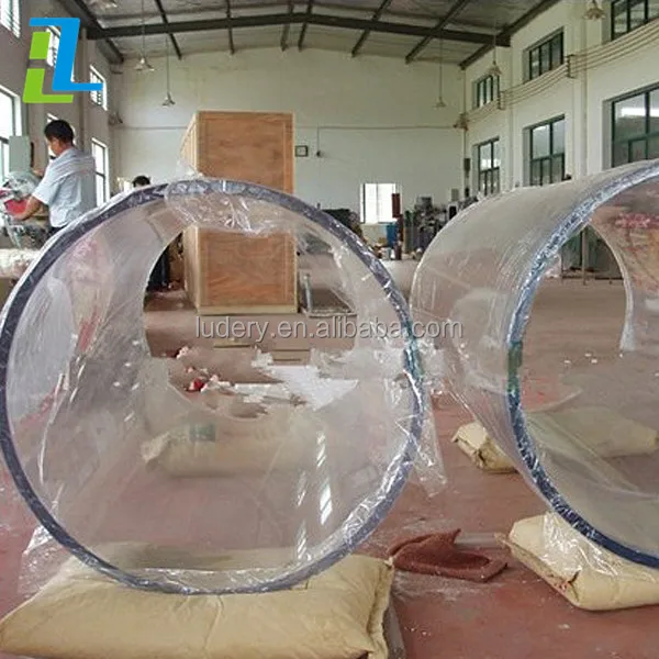 Large diameter acrylic tube/pipe for aquarium