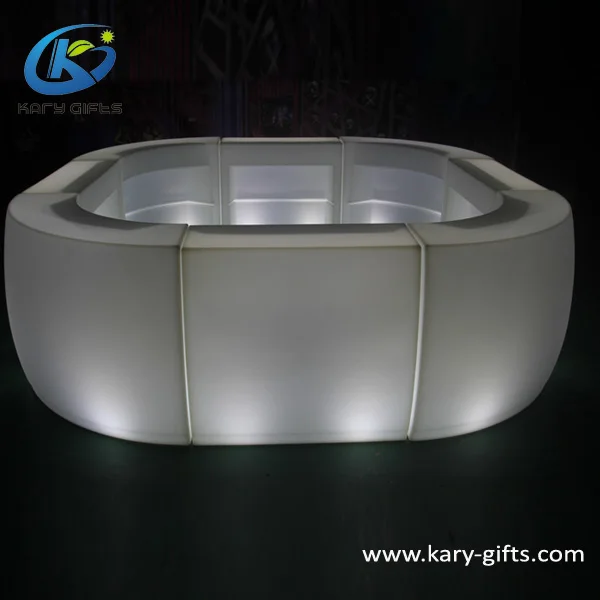 
Rechargeable Led Event Furniture PE Plastic Illuminated Lighted Led Bar Counter 